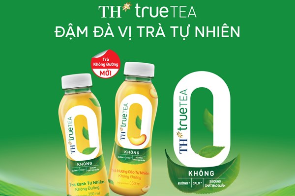 Tập đoàn TH ra mắt Trà không đường TH true TEA
