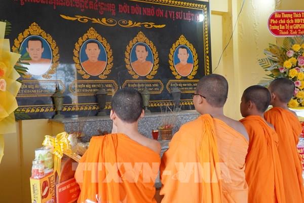 Bốn vị sư liệt sĩ Khmer và "ngọn lửa đoàn kết" cháy mãi trong lòng dân tộc