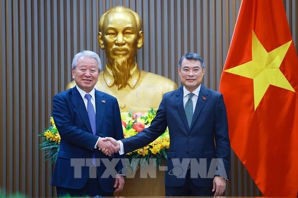 Thủ tướng Chính phủ Lê Minh Hưng tiếp Chủ tịch Cơ quan Hợp tác quốc tế Nhật Bản