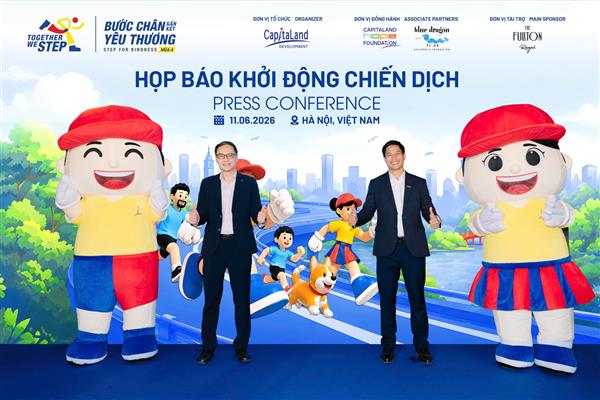 CapitaLand tái khởi động “Bước chân gắn kết yêu thương”, cam kết tài trợ 98.000 USD