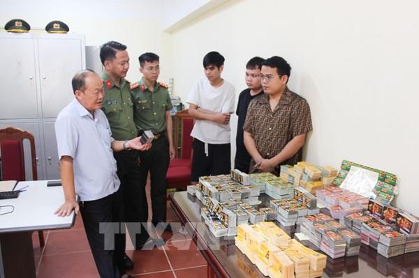 Triệt phá đường dây lừa đảo chiếm đoạt tài sản bằng hình thức livestream bán vé cào trúng thưởng