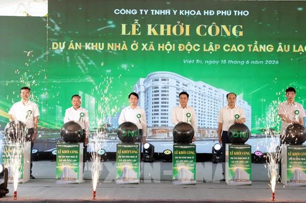 Phú Thọ khởi công dự án nhà ở xã hội hơn 633 tỷ đồng