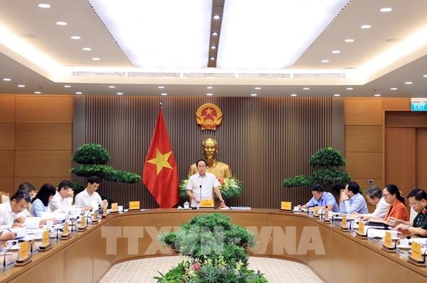 Phó Thủ tướng Lê Tiến Châu chủ trì họp góp ý vào 3 dự án luật