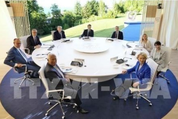 G7 tập trung thảo luận xung đột Ukraine và tình hình Trung Đông