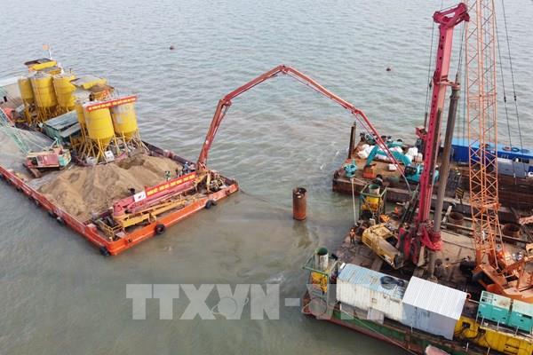 Tăng tốc thi công dự án giao thông chiến lược ra đảo Hòn Khoai