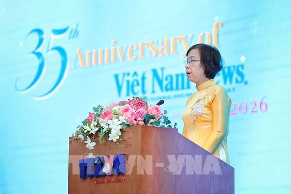 Việt Nam News - tờ báo đối ngoại hàng đầu kỷ niệm 35 năm Ngày phát hành số đầu tiên
