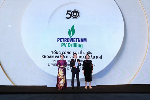 PV Drilling vào Top VIX50 và Top 50 Doanh nghiệp phát triển bền vững