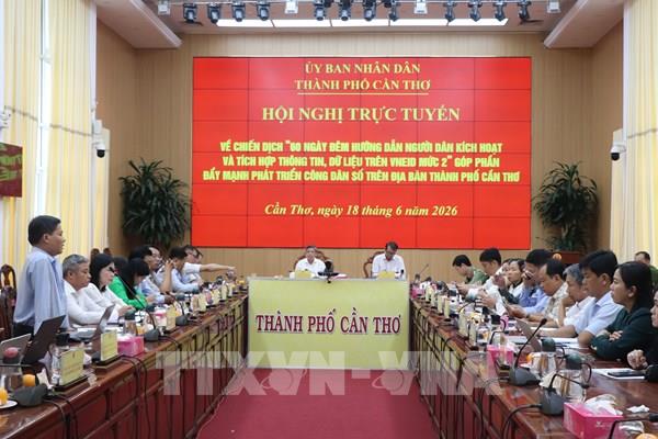 Cần Thơ: Tăng tốc chiến dịch 60 ngày đêm kích hoạt VNeID mức 2