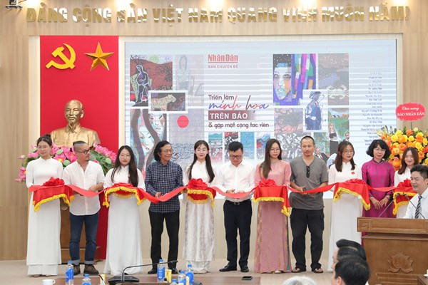 Gần 90 tác phẩm hội tụ tại Triển lãm “Minh họa trên báo”