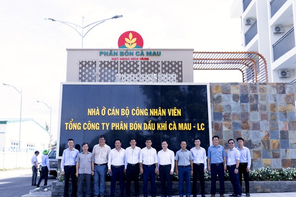 PVCFC hoàn thiện hạ tầng tiện ích Khu nhà ở công vụ Cụm Khí - Điện - Đạm Cà Mau