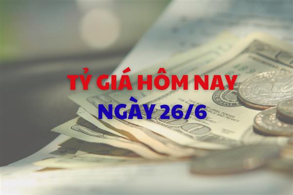 Tỷ giá hôm nay 26/6: USD giảm nhẹ, NDT phục hồi