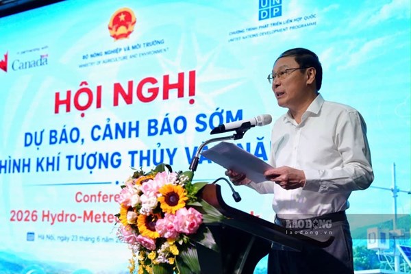 Dự báo, cảnh báo sớm thiên tai để phát triển bền vững