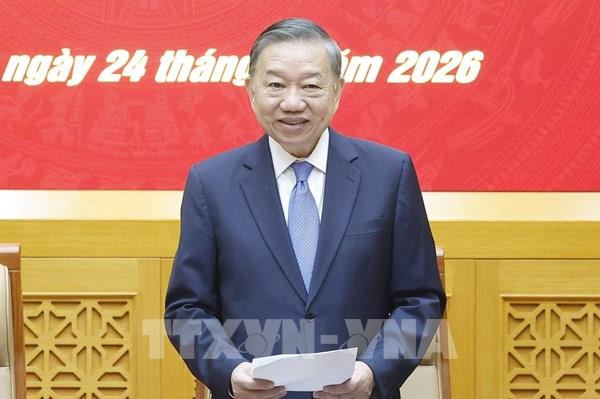 Tổng Bí thư, Chủ tịch nước Tô Lâm chủ trì Hội nghị Quân ủy Trung ương nhiệm kỳ 2025 - 2030 lần thứ hai