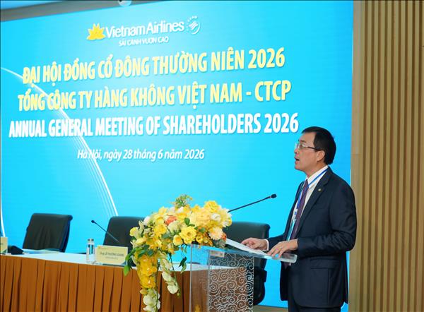 Vietnam Airlines đặt mục tiêu doanh thu năm 2026 tăng hơn 12%
