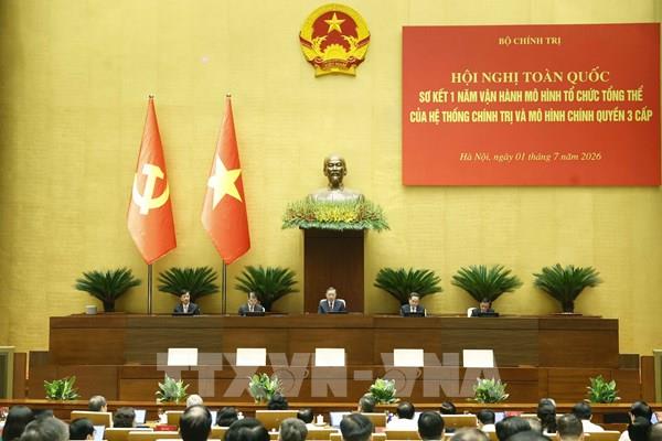 Chủ trương sắp xếp, tinh gọn tổ chức bộ máy phù hợp với yêu cầu phát triển đất nước trong giai đoạn mới