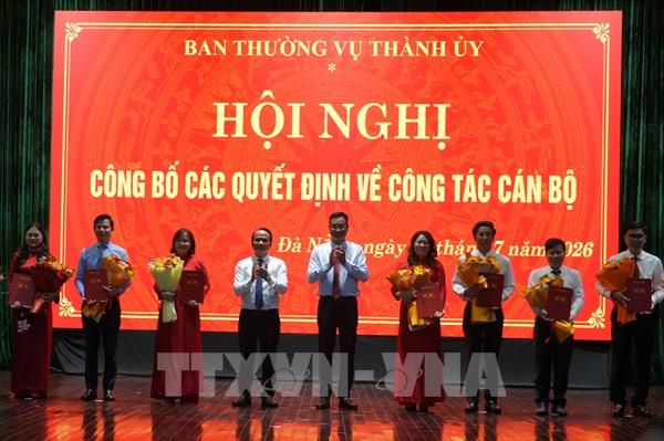 Đà Nẵng công bố các Quyết định về công tác cán bộ