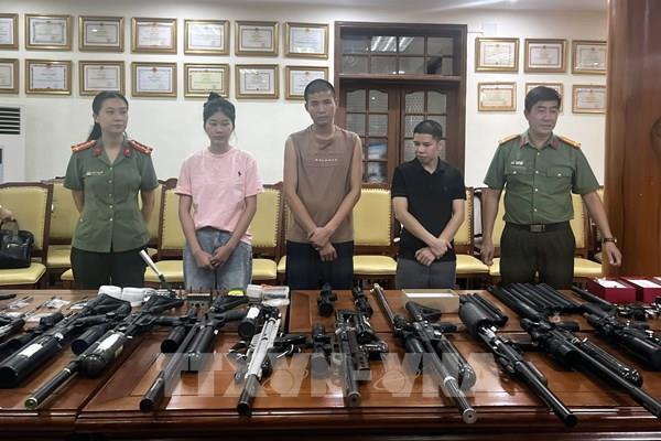 Triệt phá đường dây sản xuất, mua bán linh kiện súng quy mô lớn trên không gian mạng