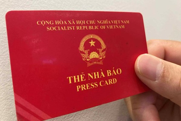 Gia hạn thời hạn sử dụng thẻ nhà báo kỳ hạn 2021 - 2025 đến hết ngày 30/9/2026