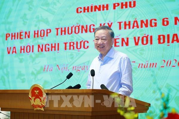 Tổng Bí thư, Chủ tịch nước Tô Lâm: Tháo gỡ ngay điểm nghẽn "tổ chức triển khai" để thúc đẩy tăng trưởng