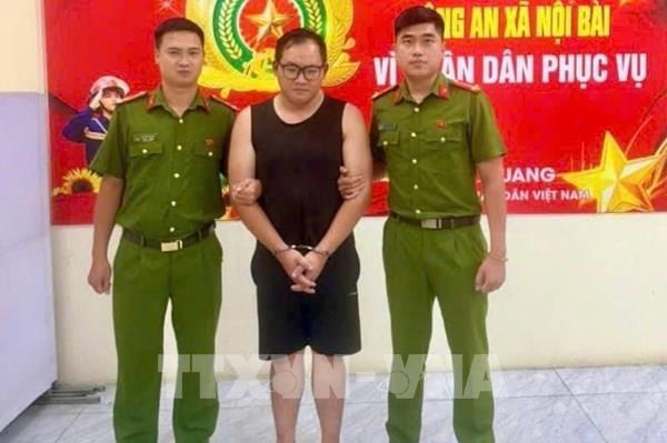 Bắt đối tượng cướp tiệm vàng tại xã Nội Bài