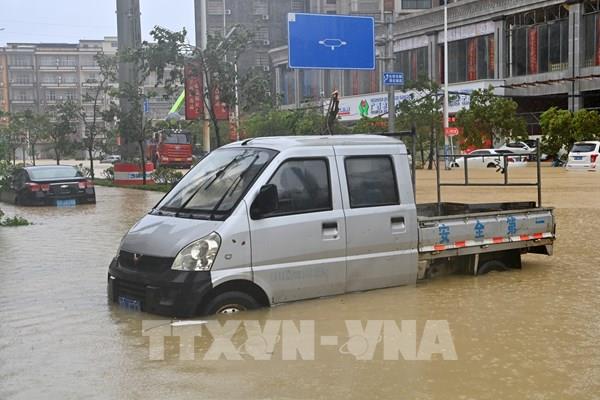 Bão Maysak gây mưa lũ nghiêm trọng ở Trung Quốc, nhiều hồ chứa xuất hiện sự cố