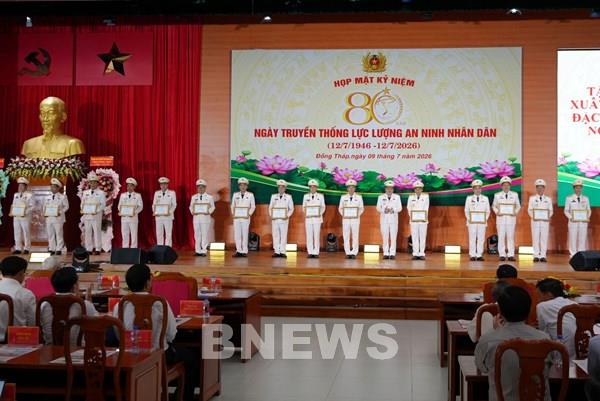 Đồng Tháp họp mặt kỷ niệm 80 năm Ngày truyền thống lực lượng An ninh nhân dân