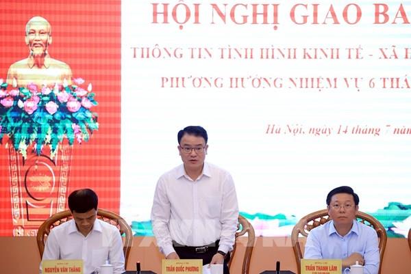 Thứ trưởng Trần Quốc Phương: Cần dự báo sát thực tế và làm mới các động lực tăng trưởng