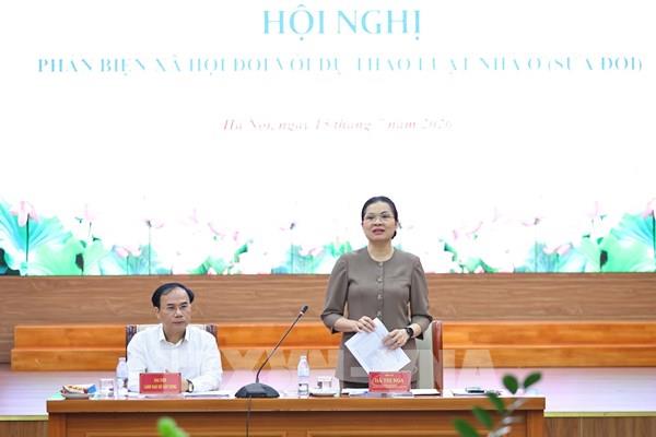  Đề xuất bổ sung nhà ở giá phù hợp, thúc đẩy nguồn cung nhà ở