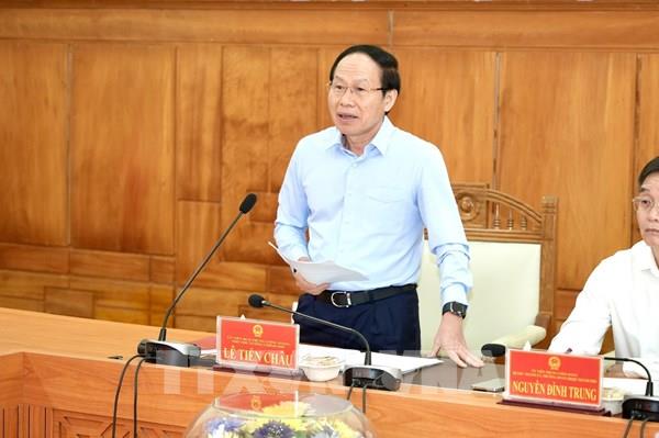 Phó Thủ tướng Lê Tiến Châu làm việc tại Huế về mục tiêu tăng trưởng