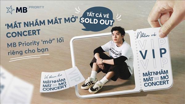 MB Priority trở thành Nhà tài trợ Kim cương của “Mắt Nhắm Mắt Mở” Concert 2026