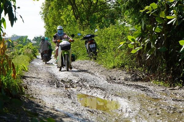 Ám ảnh sình lầy trên tuyến đường huyết mạch của 750 hộ dân Đồng Tháp
