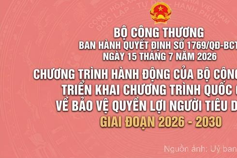 Triển khai Chương trình quốc gia về bảo vệ quyền lợi người tiêu dùng