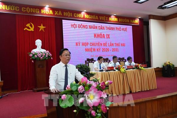 Ông Lê Trí Thanh được bầu giữ chức Chủ tịch UBND thành phố Huế