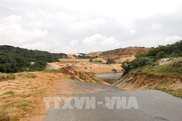 Dự án đường ven biển Phan Thiết - Kê Gà được gỡ vướng mặt bằng