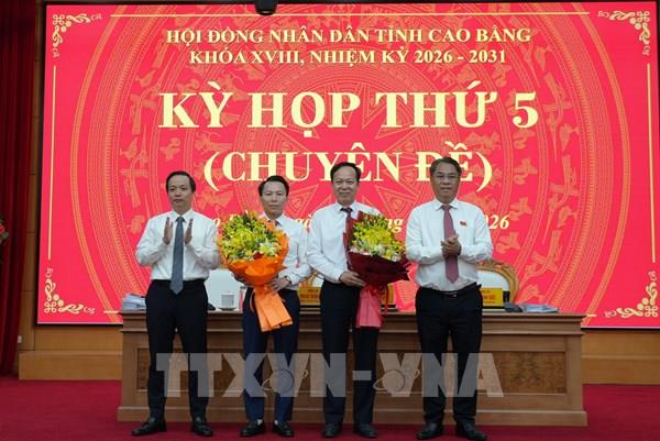 Ông Lương Tuấn Hùng được bầu làm Phó Chủ tịch UBND tỉnh Cao Bằng