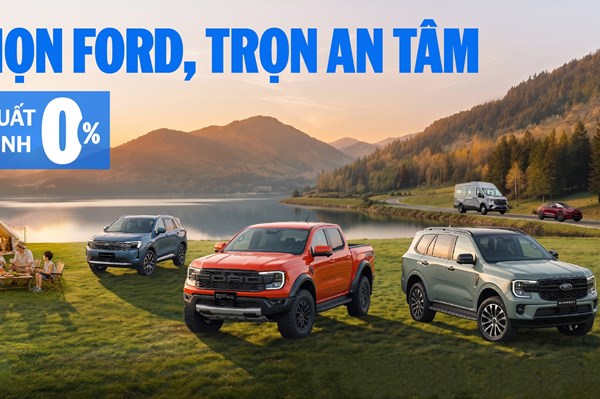Ford tung ưu đãi tháng 8, bảo hành 5 năm cho loạt xe