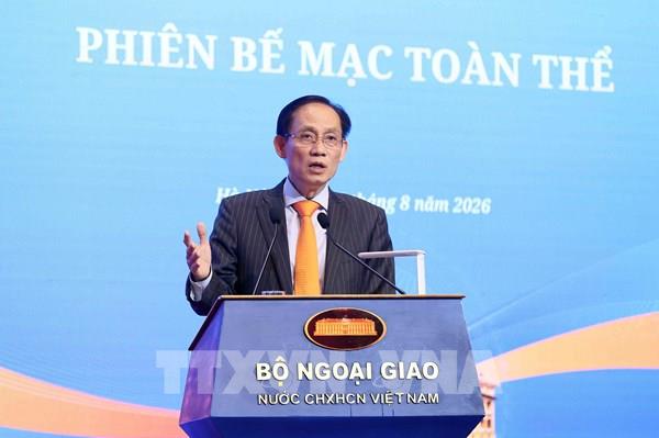 Bế mạc Hội nghị Ngoại giao lần thứ 33: Tăng cường thống nhất hành động trong hệ thống các cơ quan đối ngoại