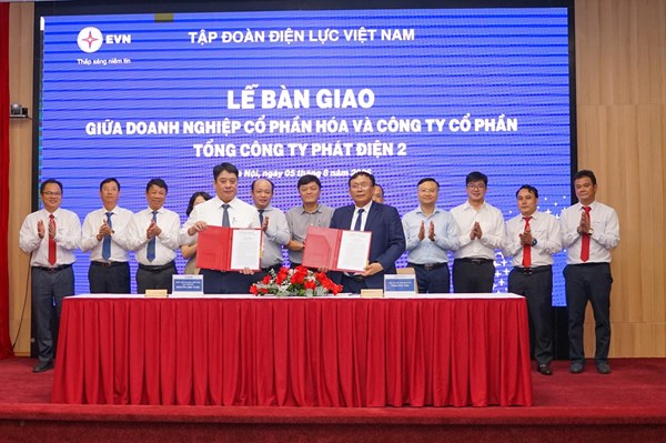 EVN bàn giao giữa doanh nghiệp cổ phần hoá và Công ty cổ phần EVNGENCO2