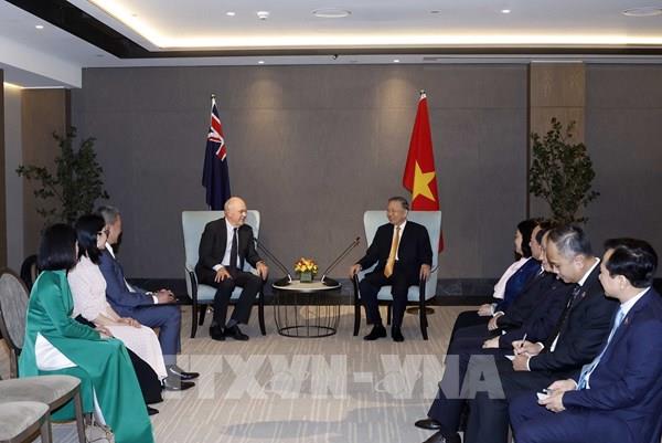Tổng Bí thư, Chủ tịch nước Tô Lâm tiếp Quyền Chủ tịch Hội Hữu nghị New Zealand - Việt Nam