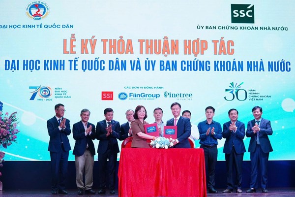 UBCKNN và Đại học Kinh tế Quốc dân hợp tác nâng chất nhân lực tài chính