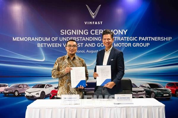VinFast và Gowa Motor Group lập liên doanh, mở rộng hệ thống đại lý ở Indonesia