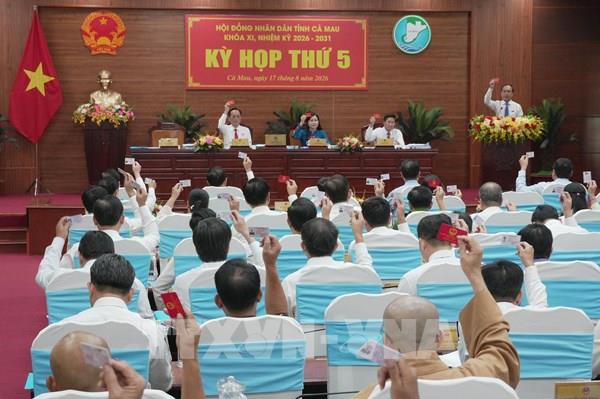 Cà Mau thông qua 24 nghị quyết, tạo động lực tăng trưởng giai đoạn 2026-2030