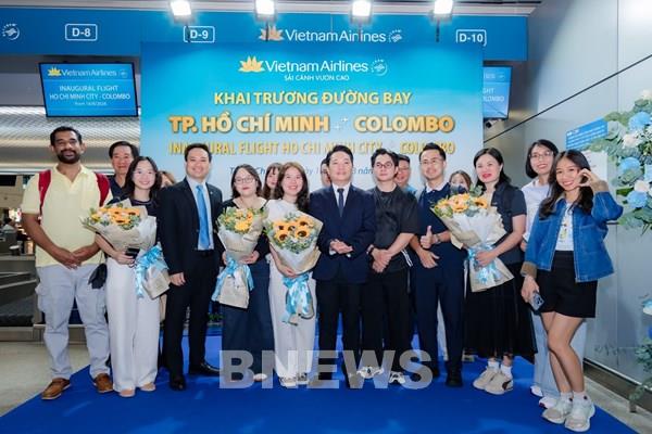 Vietnam Airlines chính thức khai trương đường bay thẳng tới Sri Lanka