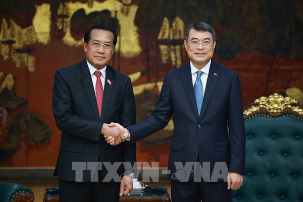 Thủ tướng Lê Minh Hưng tiếp Chủ nhiệm Ban Kiểm tra Trung ương, Tổng Thanh tra Nhà nước Lào