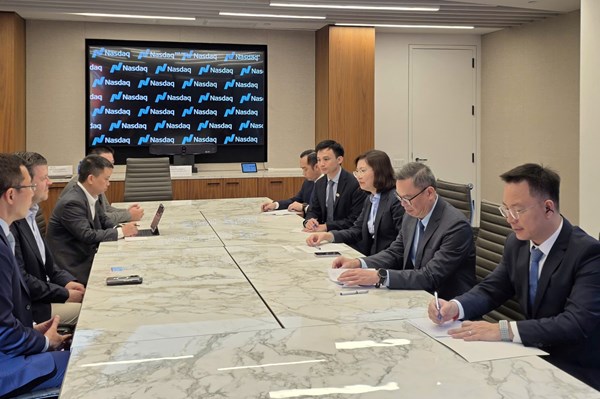 UBCKNN và Nasdaq thúc đẩy kết nối thị trường vốn 