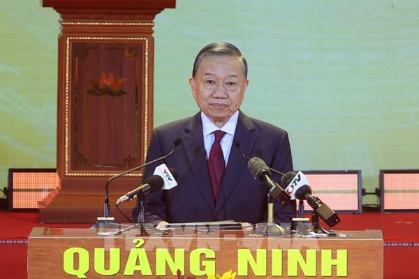 Tổng Bí thư, Chủ tịch nước Tô Lâm dự Lễ công bố thành lập thành phố Quảng Ninh và đón nhận Huân chương Lao động hạng Nhất