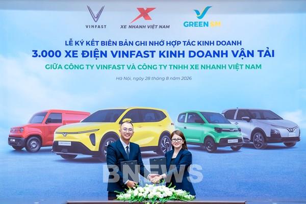 Xe Nhanh Việt Nam mua 3.000 ô tô điện VinFast