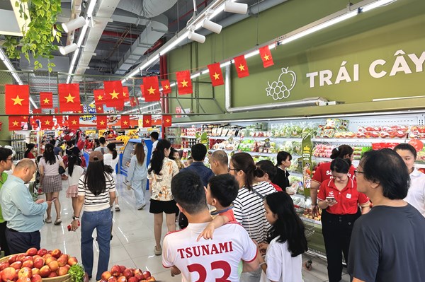 WinMart tăng 200% lượng hàng hóa phục vụ dịp nghỉ lễ 2/9