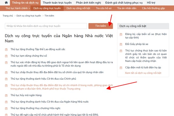 Ngân hàng Nhà nước chuyển 9 dịch vụ công trực tuyến sang hệ thống mới