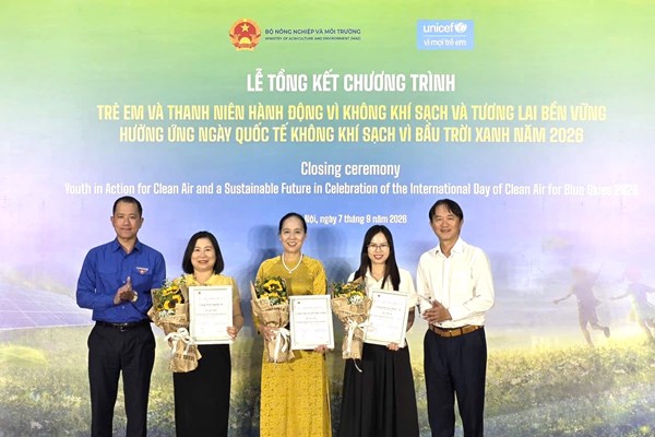   Trẻ em, thanh niên chủ động hành động vì không khí sạch